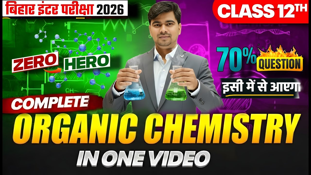 “Organic Chemistry Full Basics 🔥 | Degree ,Nomenclature , GOC, Isomerism & Biomolecules”