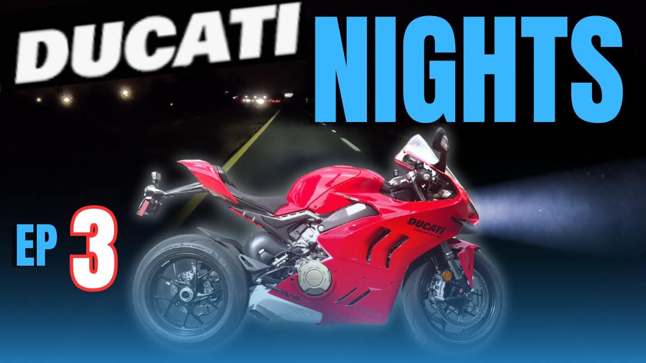 Ducati Panigale V4 Night Ride - The Ultimate ASMR