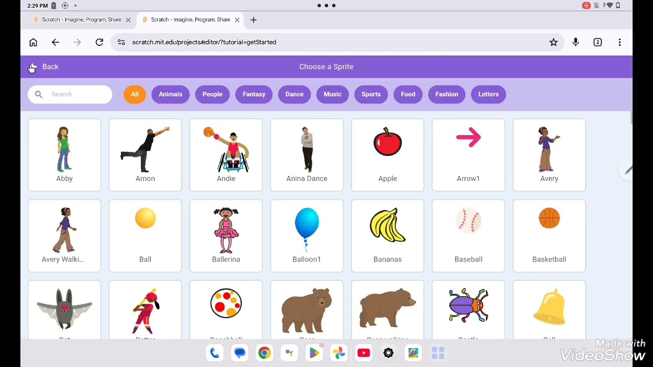 Making grow a garden in scratch (Part 1)