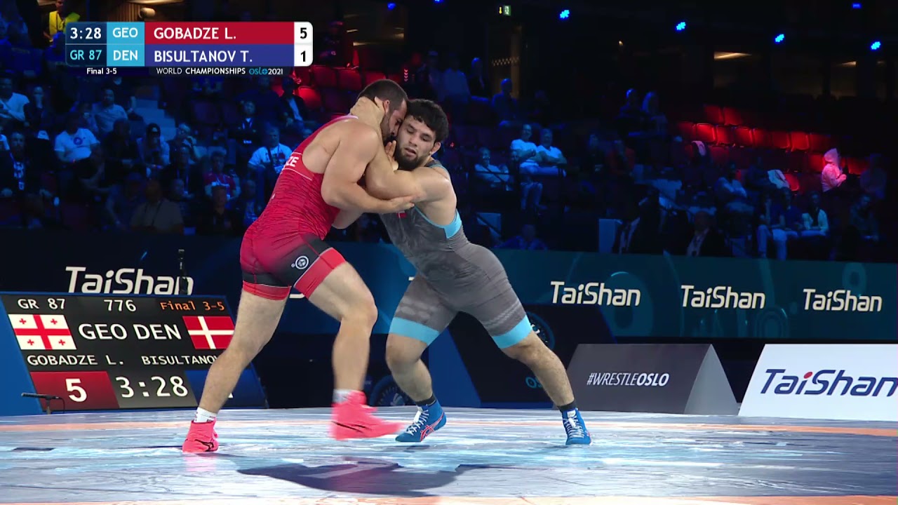 BRONZE GR - 87 kg: L. GOBADZE (GEO) v. T. BISULTANOV (DEN)