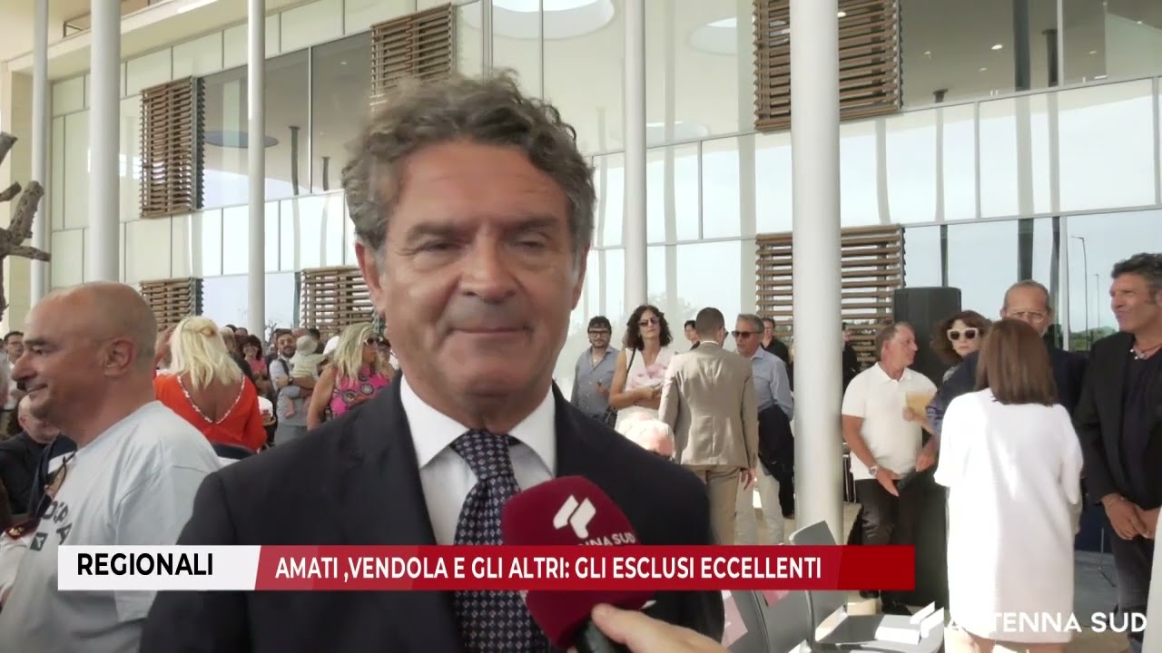 26 NOVEMBRE 2025 - REGIONALI AMATI VENDOLA E GLI ALTRI ESCLUSI ECCELLENTI