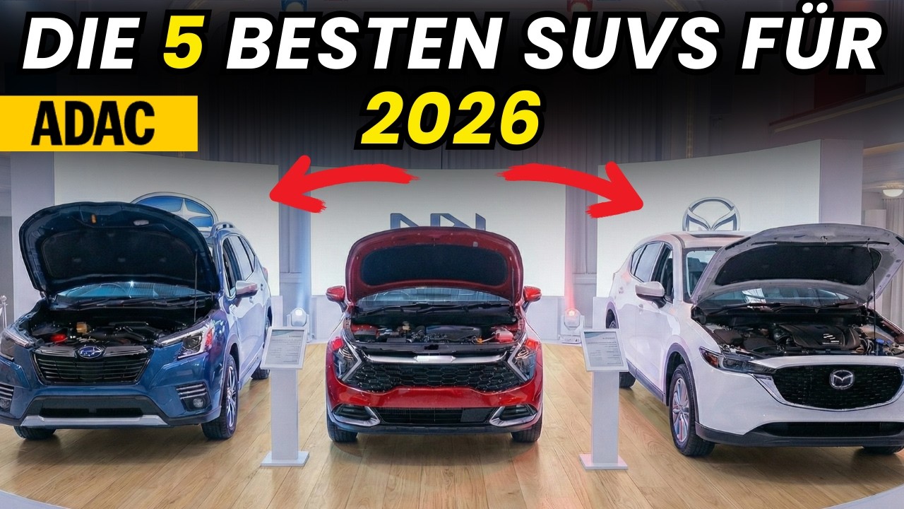 Diese 5 SUVs zählen 2026 zu den besten Käufen – laut ADAC