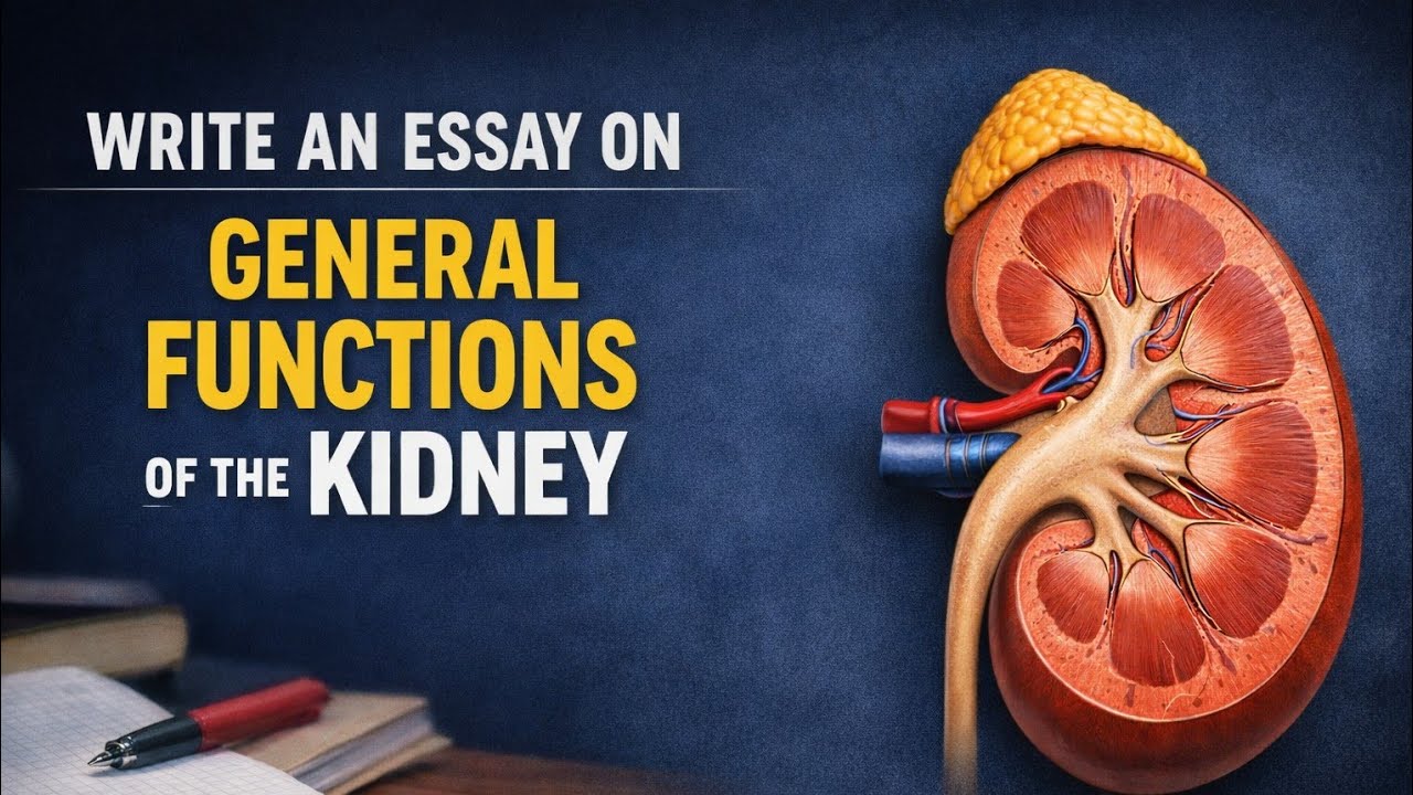 Q/A: WRITE AN ESSAY ON THE GENERAL FUNCTIONS || RENAL PHYSIOLOGY 