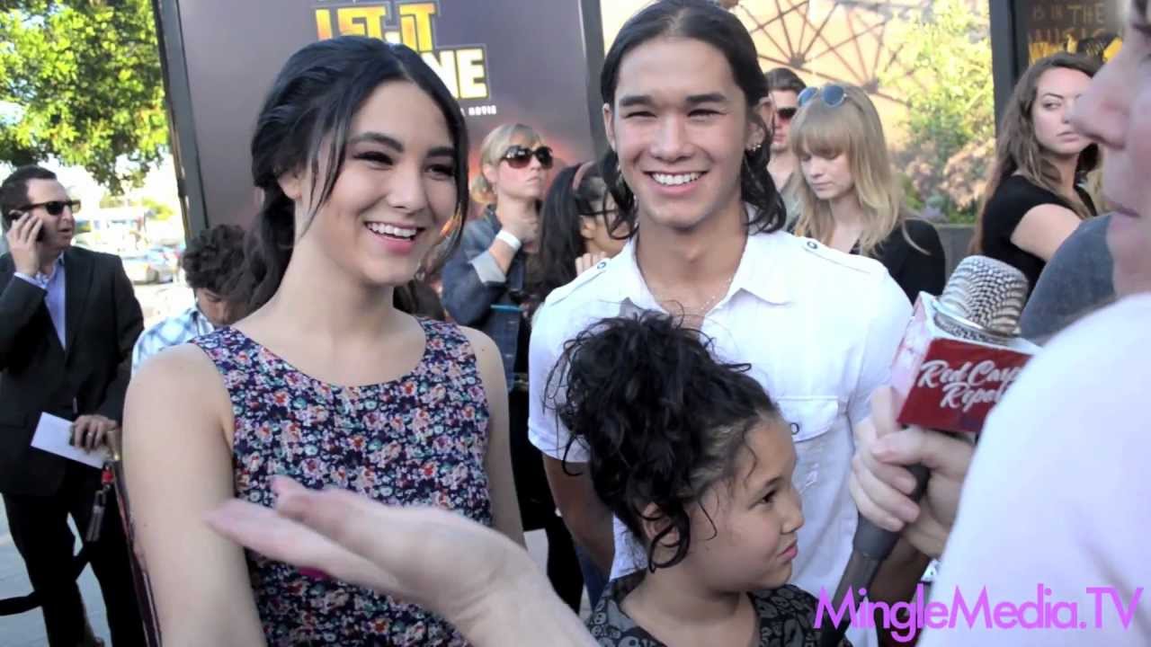 Fivel and Booboo Stewart at the Hollywood Premiere of Disney Channel's 