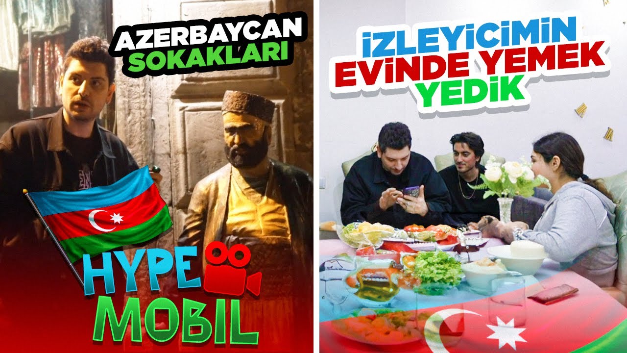 BAKÜ'DE İZLEYİCİMİN EVİNE KONUK OLDUM! AZERBAYCAN GECE HAYATI