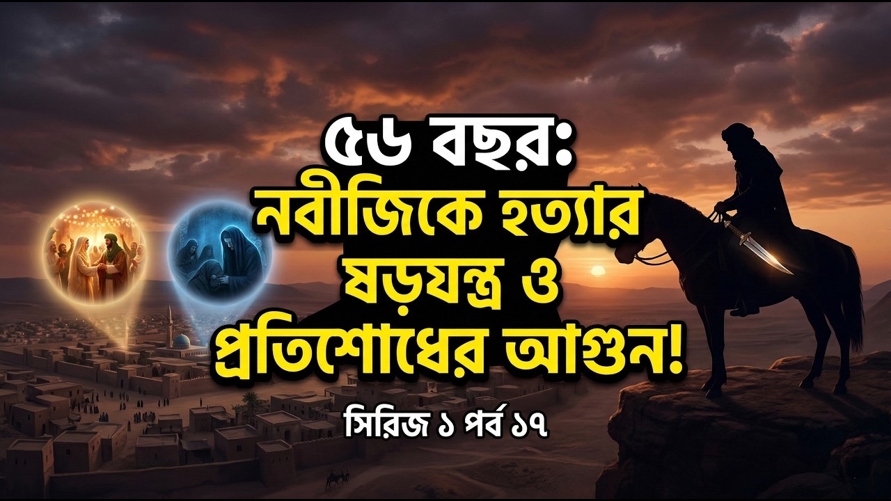 ৫৬ বছর: কুরাইশদের প্রতিশোধের আগুন ও নবীজির তিনটি বিয়ে! | Seerah Series Ep 17