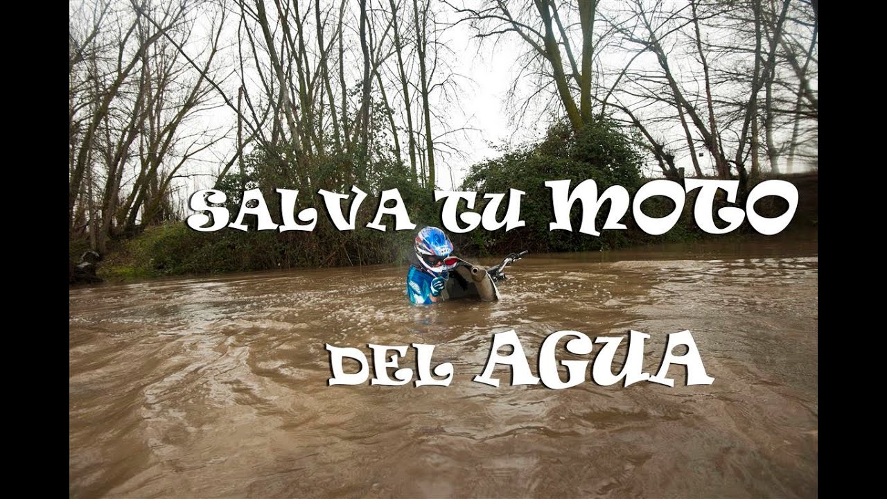 Cómo arrancar moto inundada