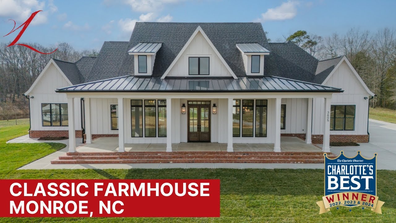 Wharry Acres 4 Classic Farmhouse Custom House Plan Monroe North Carolina