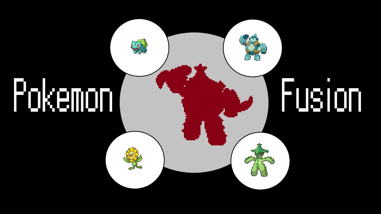 Pokemon Fusion: Bulba, Sunfl, Cact, Gole