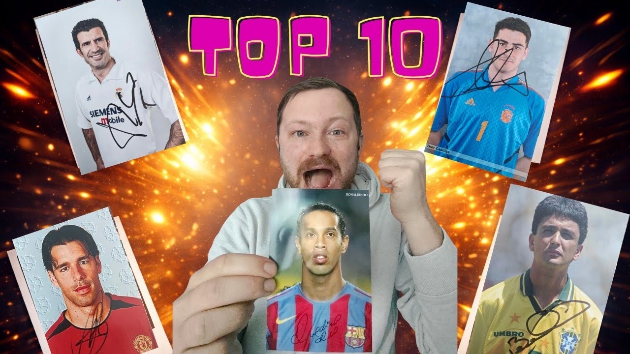 FERGUSON, MALDINI, RONALDINHO I INNI - TOP 10 AUTOGRAFÓW W KOLEKCJI! 