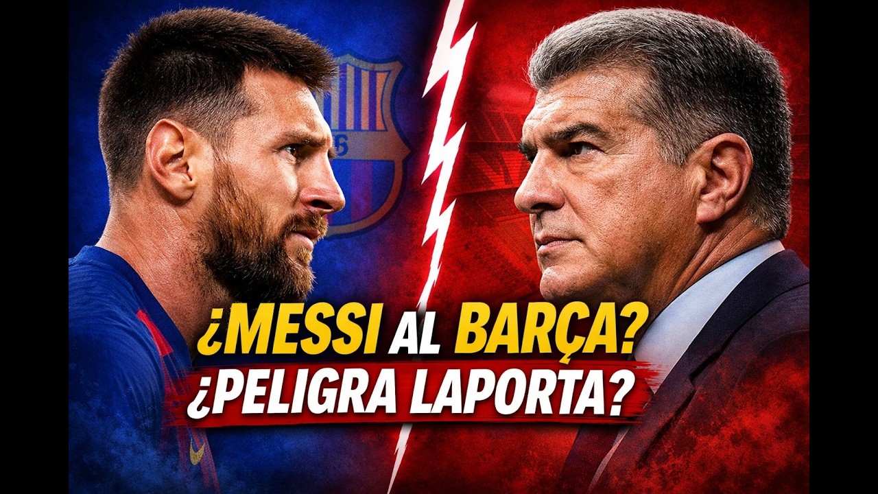 ¿Puede volver Messi al Barça? ¿Está en peligro Laporta?