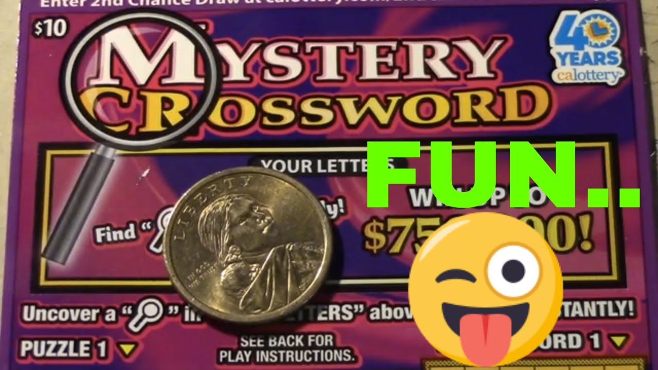 Exciting Mystery Crossword Lottery Game Playthrough