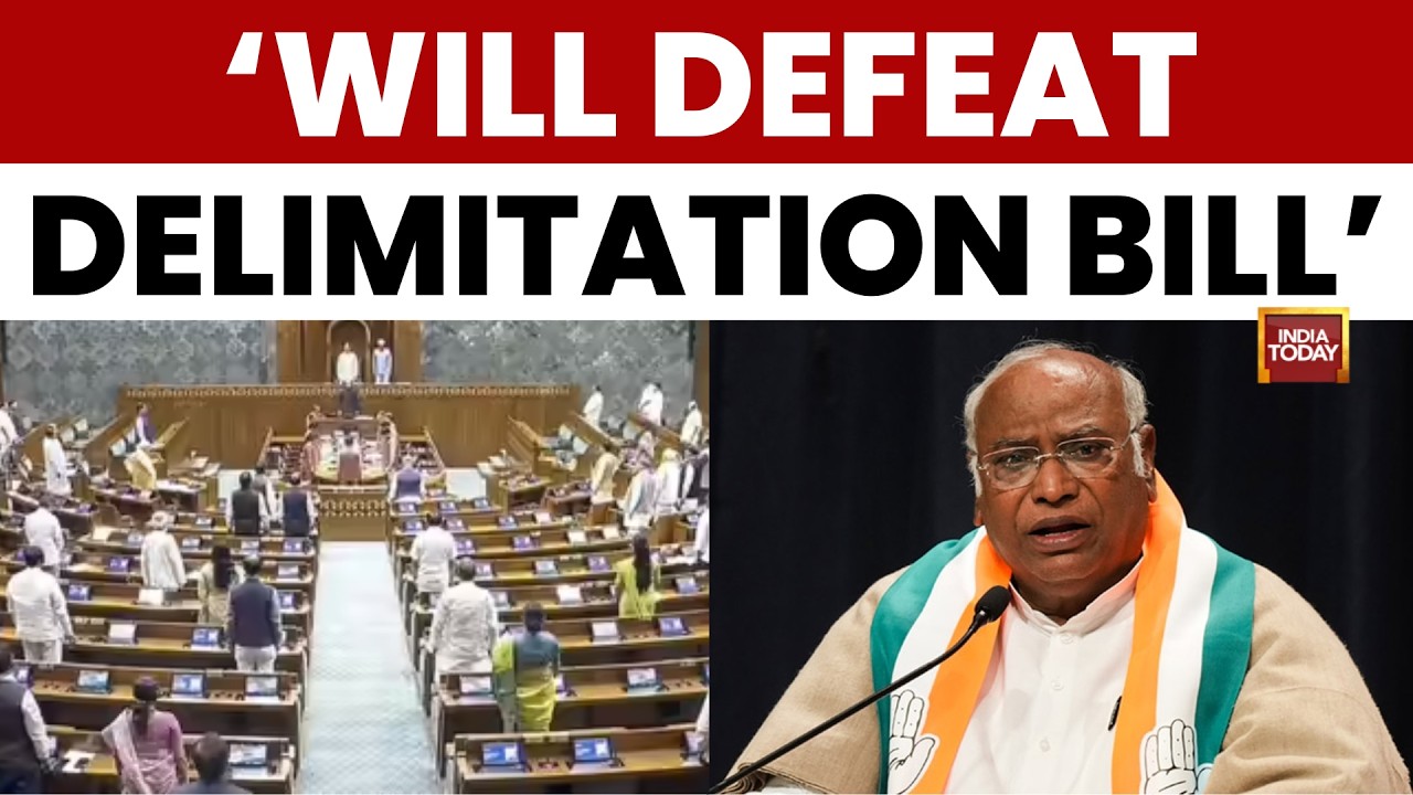Mallikarjun Kharge Strong Speech On Women Reservation Bill In Lok Sabha | India Today
