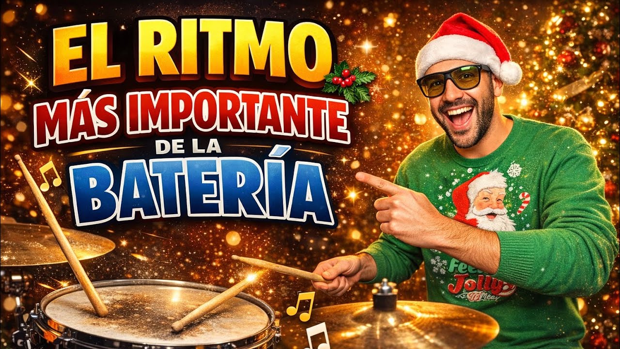 🥁 EL RITMO MÁS IMPORTANTE DE LA BATERÍA| LA Base de TODO Groove 🥁🔥