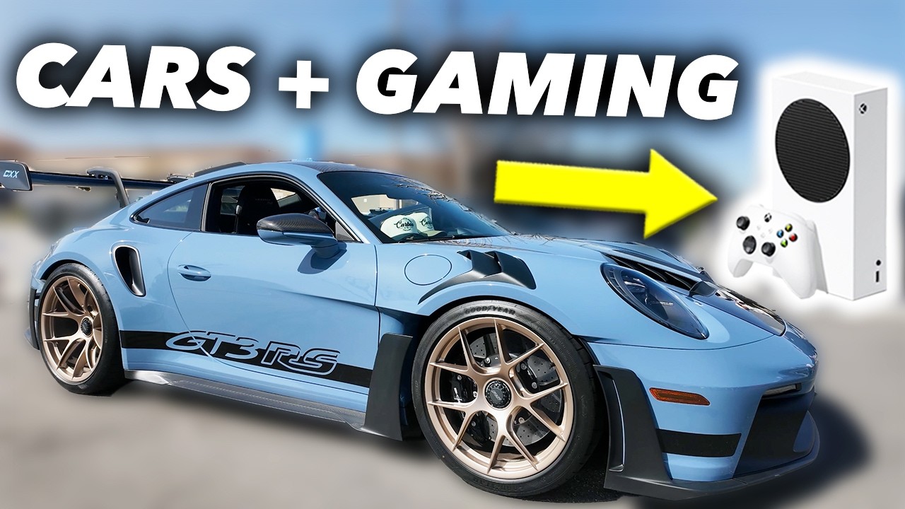 Уютная игровая атмосфера на Xbox Series S + ЭПИЧЕСКАЯ встреча владельцев Porsche! 🎮🏎️