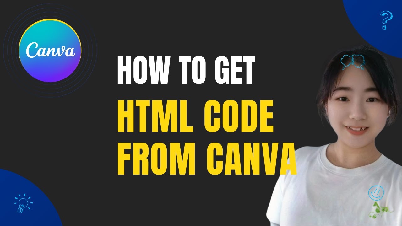 How to Get HTML Code from Canva Design | Simple Tutorial