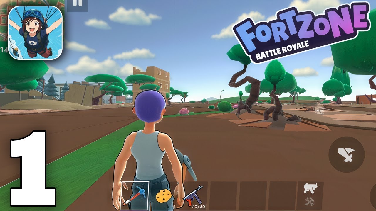 Fortzone Battle Royale Gameplay Walkthrough Part 1 (iOS, Android)