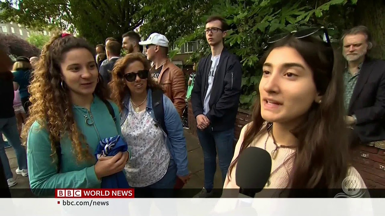 BBC WORLD NEWS   ABBEY ROAD BEATLES WALK 50 YEAR ANIV   08 08 2019