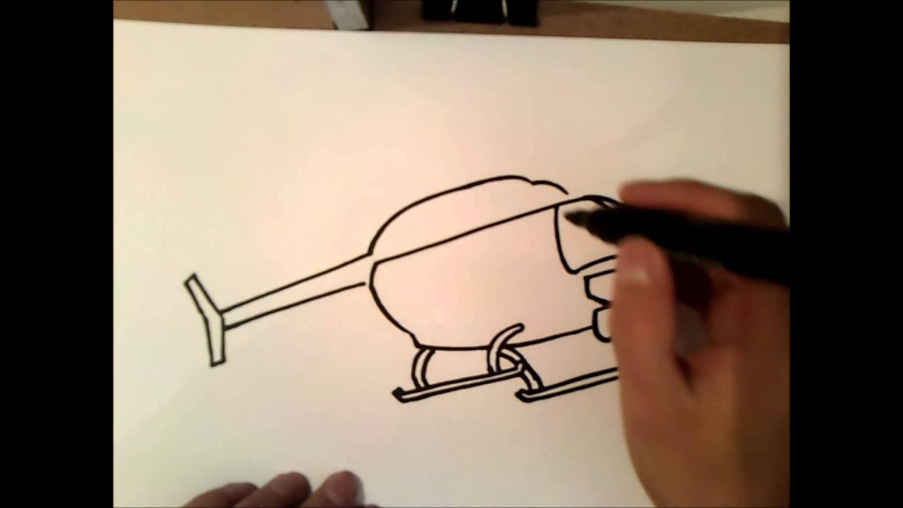 como desenhar um helicóptero | como desenhar um helicóptero passo a passo