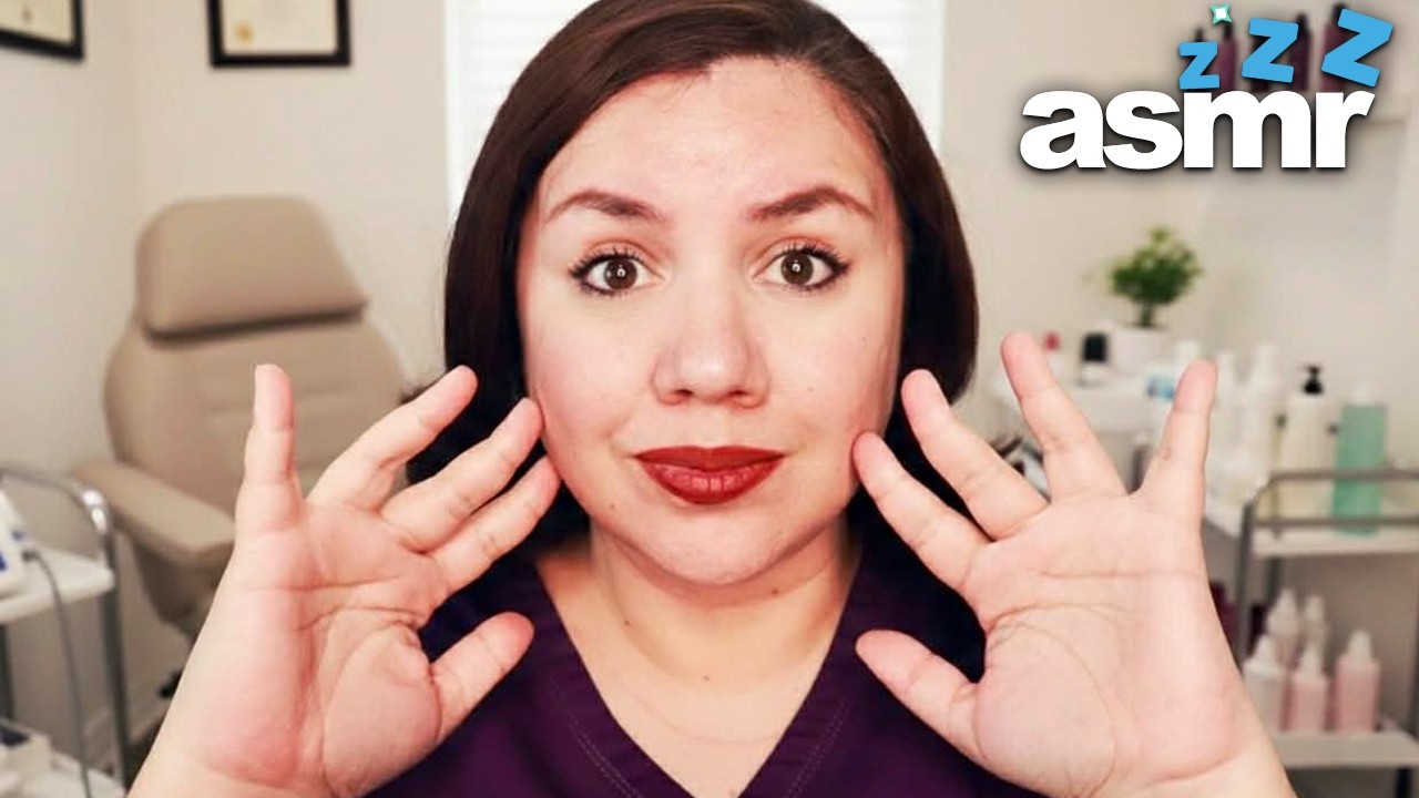 ASMR en Español Facial Profesional 100% Relajante | Atención Personal para Dormir Roleplay