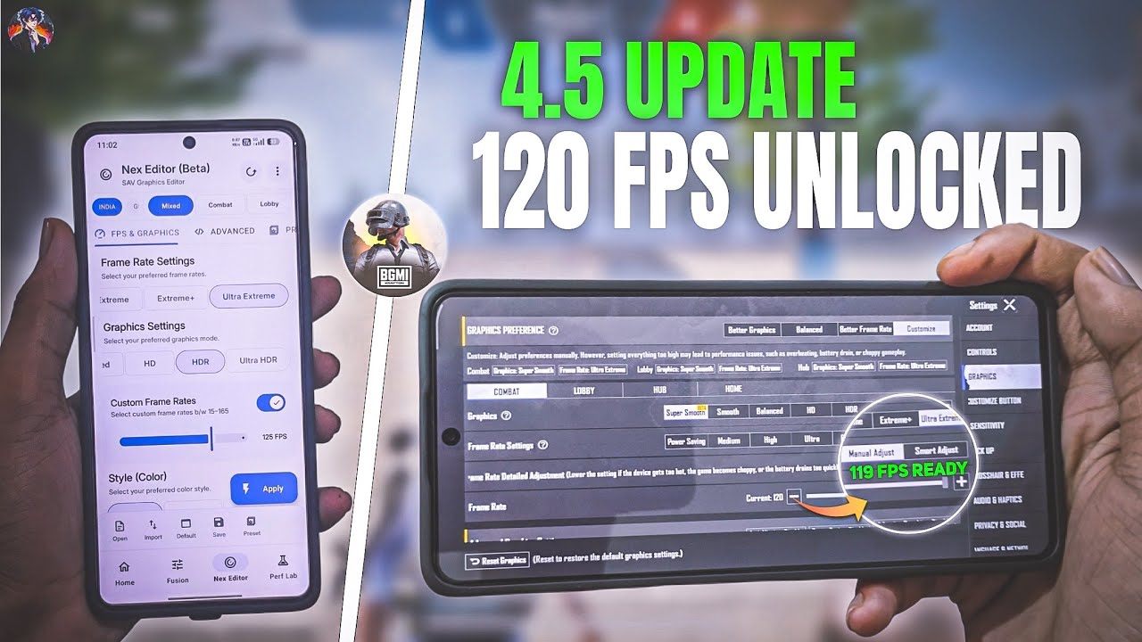 [No Root] Unlock 90 & 120 FPS in BGMI/PUBG 4.5 Update | Frame Drops Solution + Lag Fix
