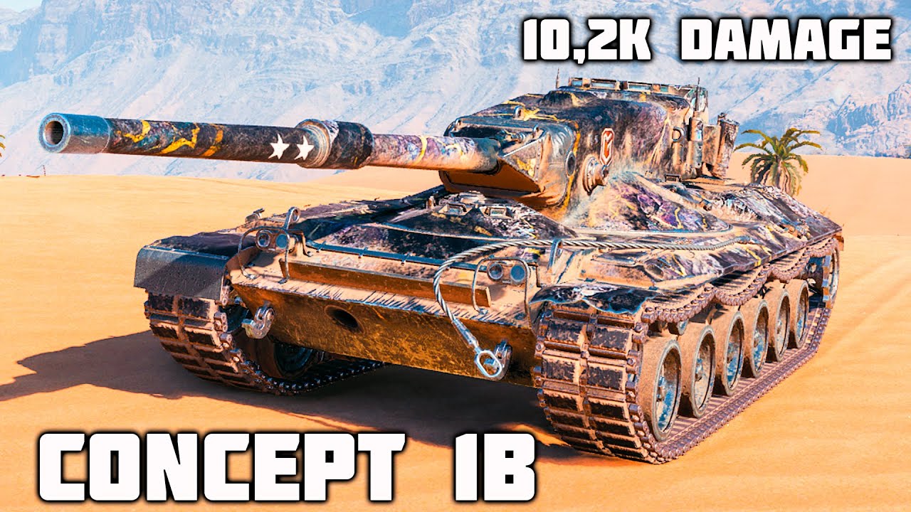 Concept 1B WoT – 7Kills, 10,2K Damage