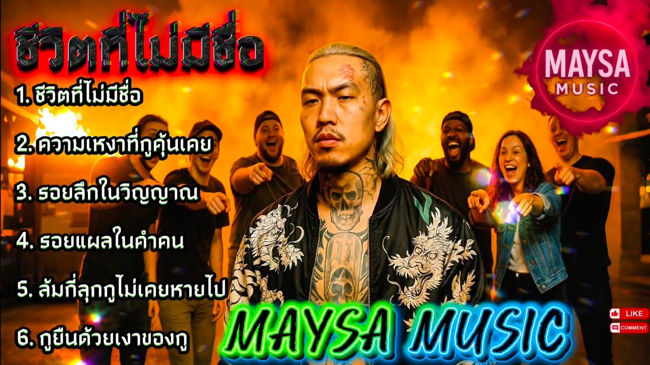 ชีวิตที่ไม่มีชื่อ - เงา🫵✌EP.071🔥รวมเพลงชิวๆ🔥 รวมเพลงฮิต🔥 #รวมเพลงแร็พฮิปฮอป #rap #hiphop #boombap 