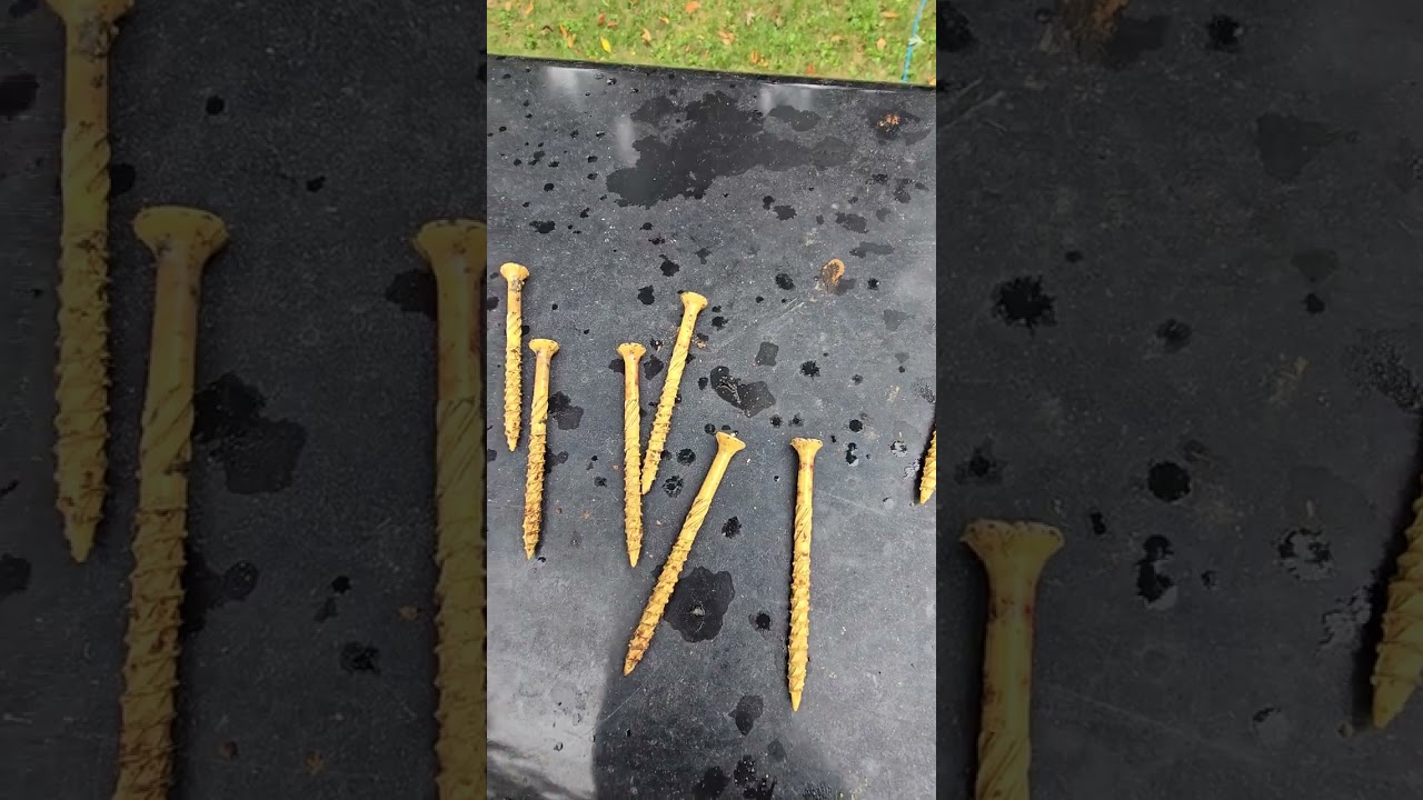 Don't Buy Coated Deck Screws!