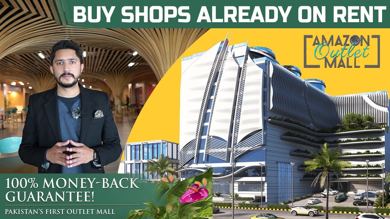 STARTING FROM 10 LAC - BUY SHOPS & OFFICES ALREADY ON RENT - AMAZON MALL  - CDA APPROVED