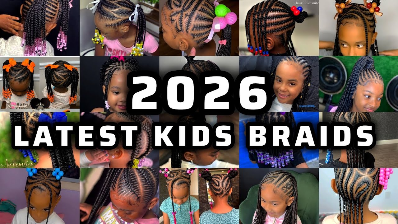 🔥Самые новые прически для школы 2026 года / Косички для детей #cocomelon #braids #kids