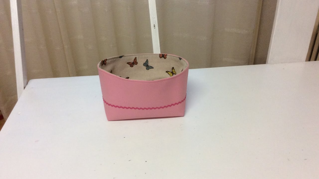 Couturemadalena Coudre Un Petit Panier En Simili Cuir