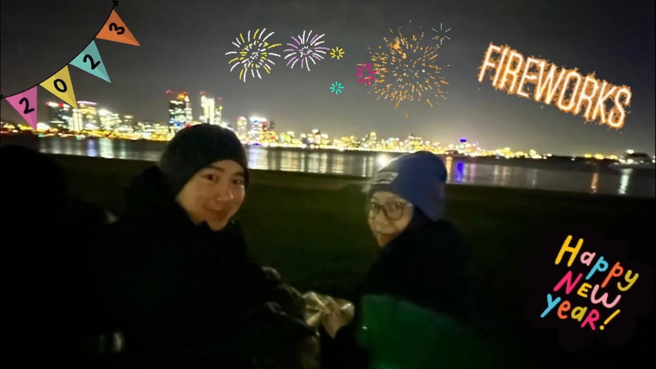 Perth 2023 Fireworks ( Happy New Year 🥳)