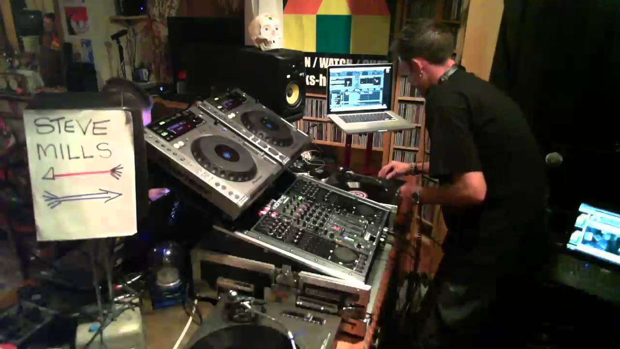 STEVE MILLS live on Jacks TV - DJ set, live, fullon acid techno