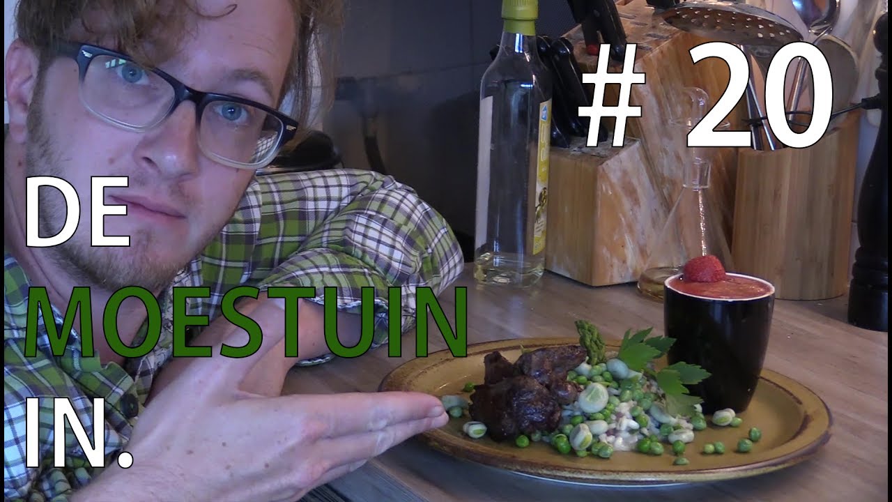 De Moestuin In. Vlog #20 - Oogst! En kippenlever!