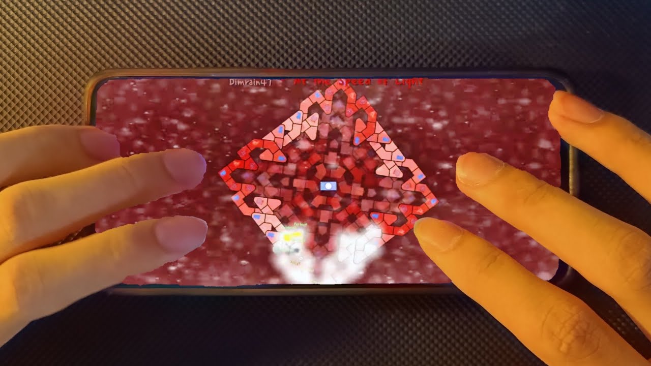 Bloodbath? | At the speed of light | ADOFAI CUSTOM MOBILE | Handcam