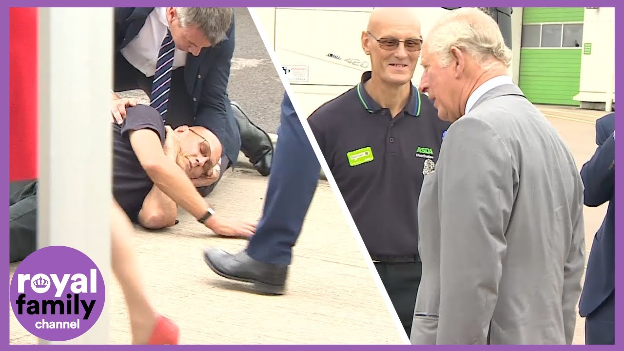 Supermarket Worker Faints in Front of Prince Charles