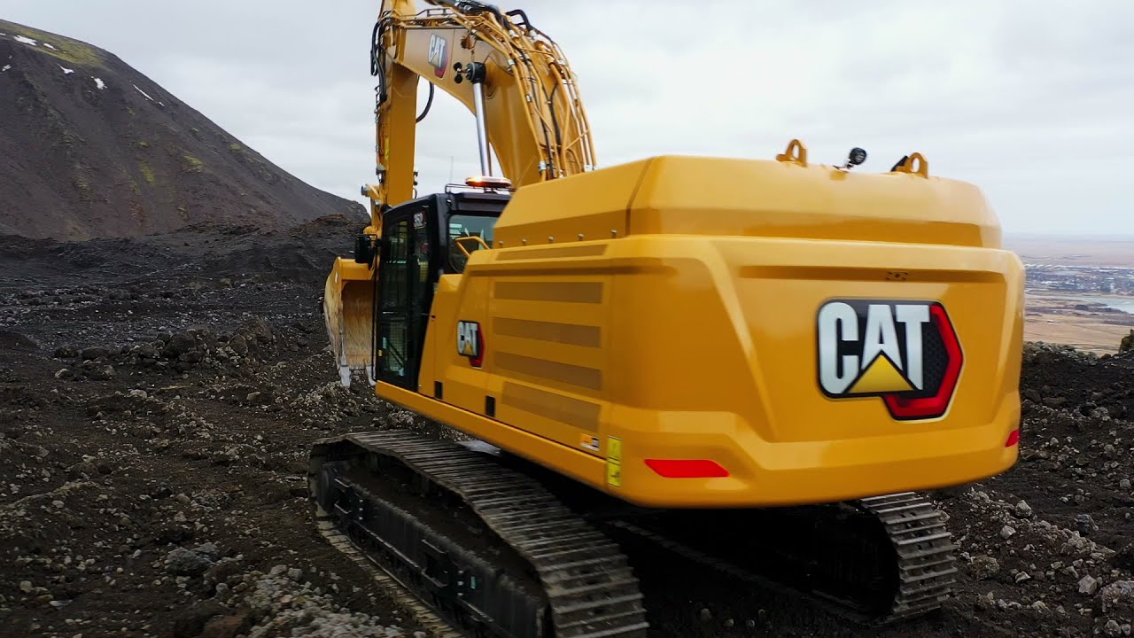 Brand New Cat 352 Next Gen Working In Iceland