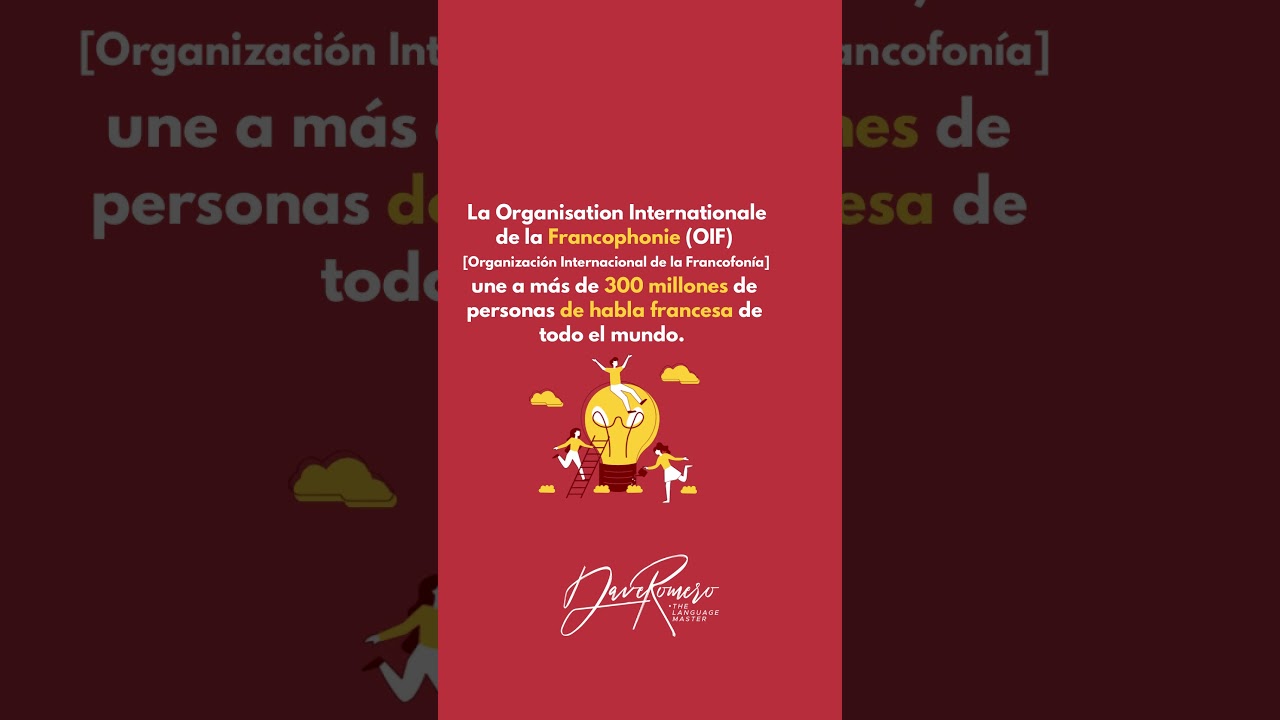 &iquest;Has escuchado hablar de la Francofon&iacute;a?