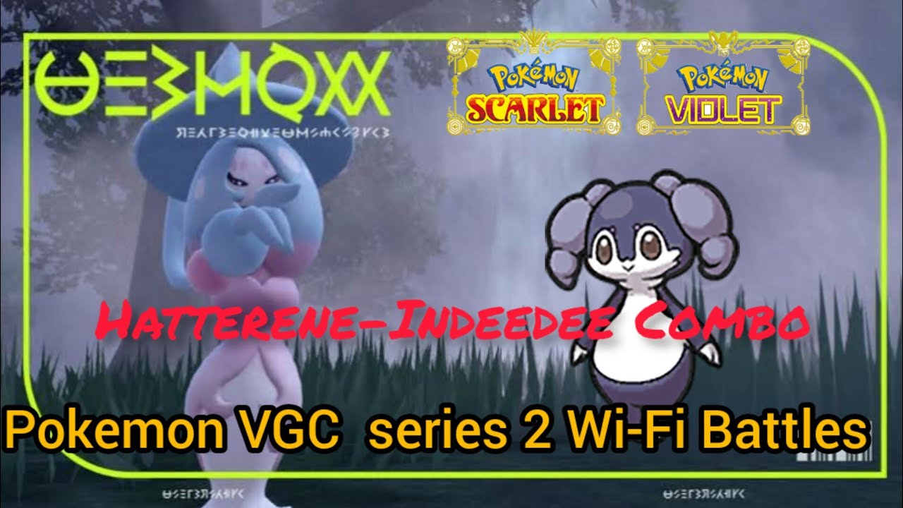 Hatterene-Indeedee Combo!! Hard Trick Room Team | Pokemon Scarlet & Violet VGC series 2 #RoadTorocks