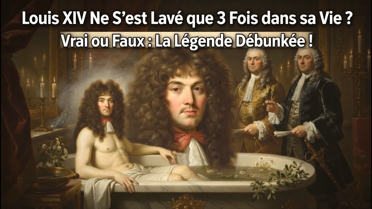 Louis XIV Ne S'est Lavé que 3 Fois dans sa Vie ? Vrai ou Faux : La Légende Débunkée !