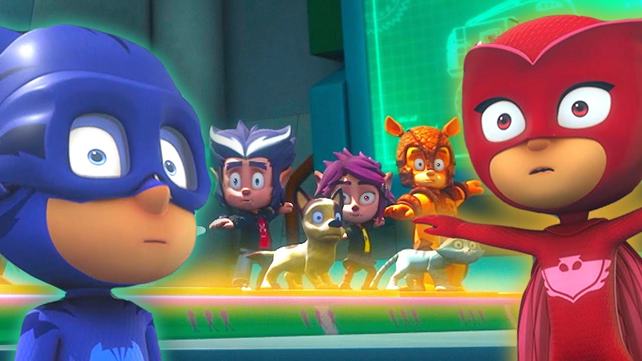PJ Masks em Português | PJ Masks assumidos como robôs | Desenhos Animados