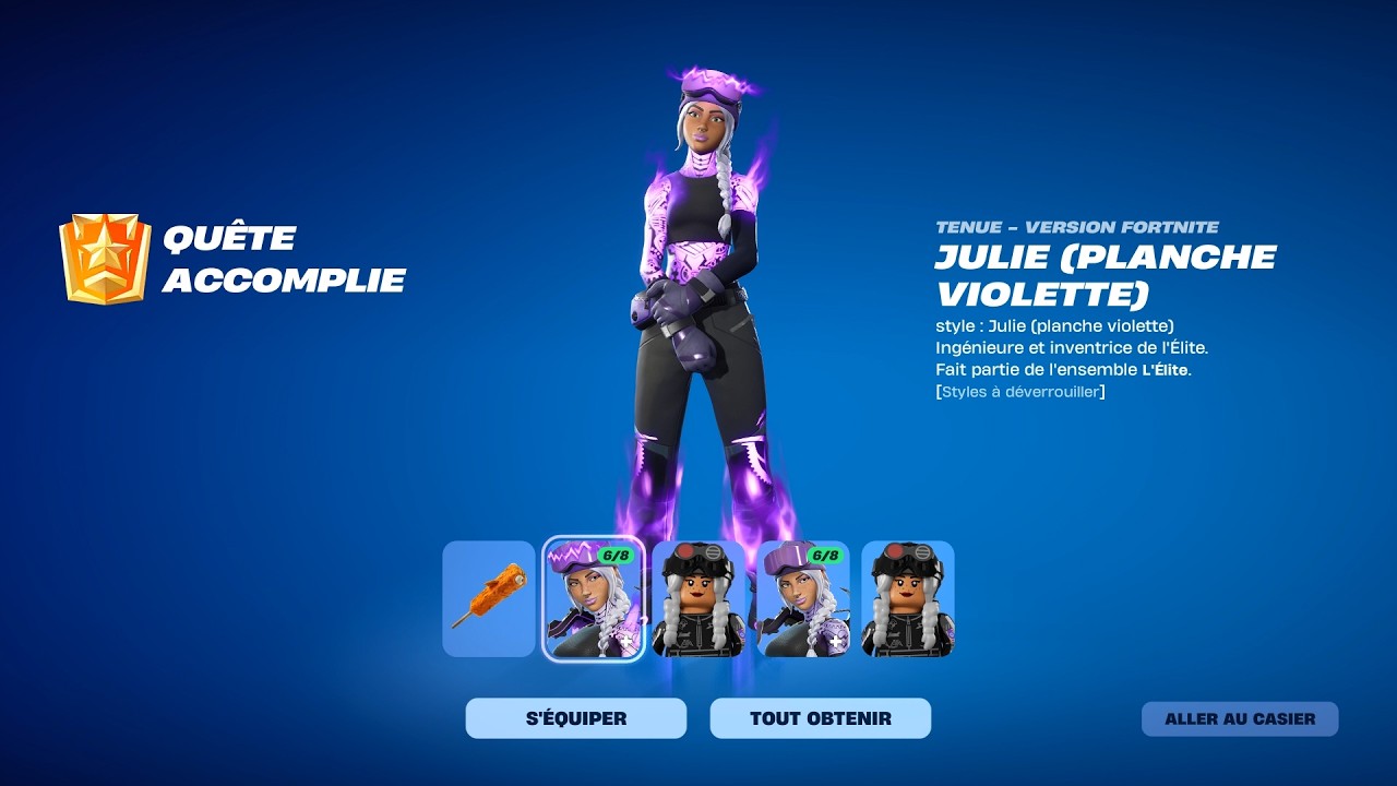 Comment terminer facilement les qu&ecirc;tes de Julie de l'&Eacute;lite FORTNITE GUIDE COMPLET