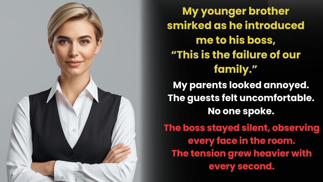 My Brother Called Me the Family Failure—Then His Boss Changed Everything..