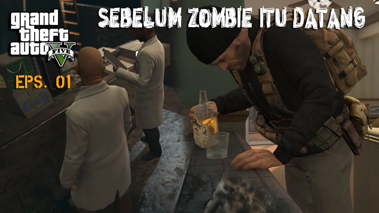 AWAL MULA ZOMBIE TERCIPTA - PART 1 - GTA 5 MOD ZOMBIE SURVIVAL
