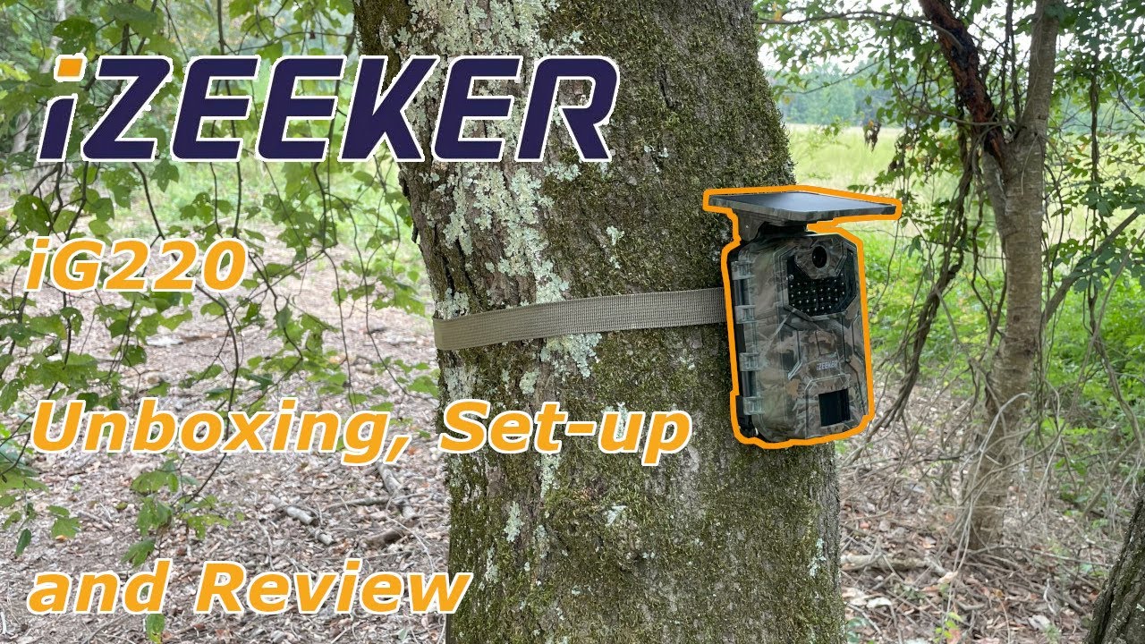 iZeeker iG220 Solar Trail Camera | Unboxing, Set-Up and Review