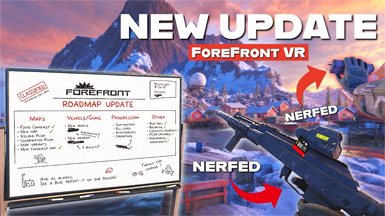 Forefront VR Update: Fjord Conquest, KLAV Nerf & More!