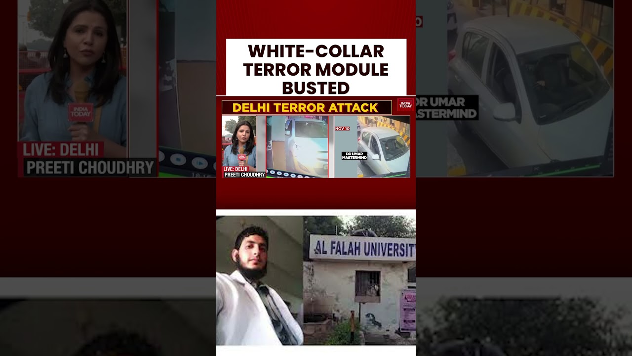 White-Collar Terror Module Busted: Doctors Across States Linked to Delhi Blast #delhiblastnews