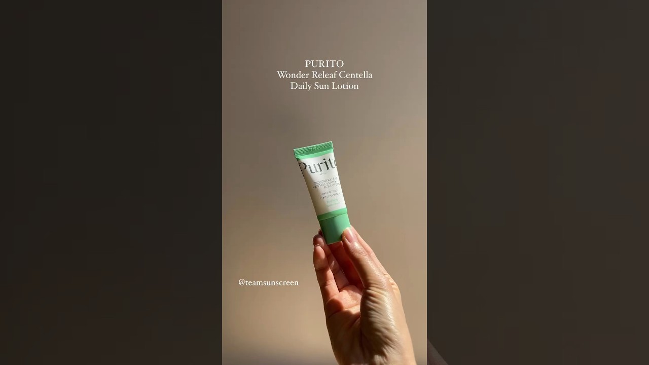 Purito Wonder Releaf Centella Daily Sun Lotion Sunscreen Review #spf #sunscreen #kbeauty