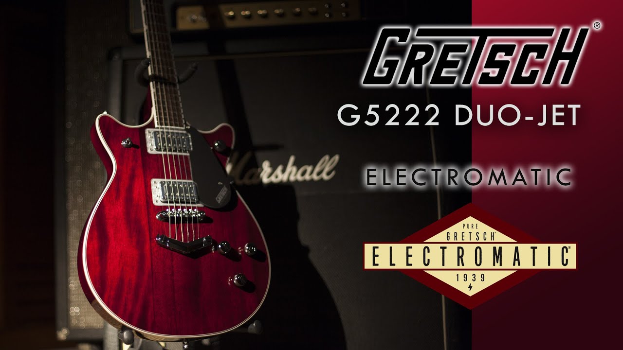 Обзор электрогитары Gretsch G5222 Electromatic Duo-Jet Double Cutaway Walnut Finish
