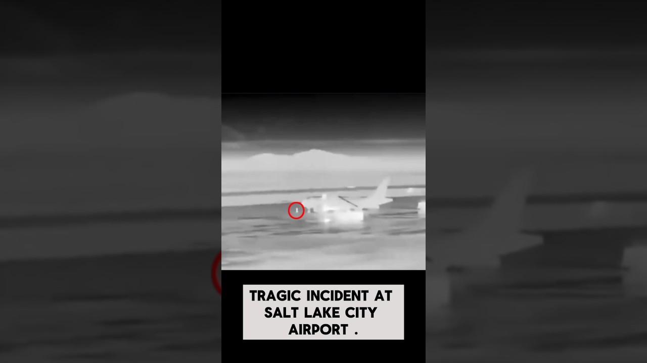 Tragic Incident at #SaltLakeCity Airport| Woman Sucked Into Plane Engine #AirportTragedy #news